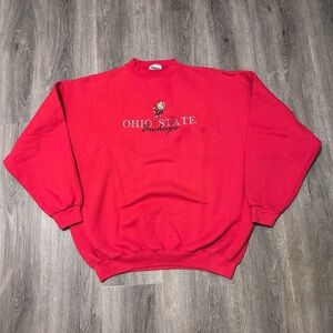 Vintage Tultex Ohio State University Buckeyes embroidered crewneck sweatshirt XL